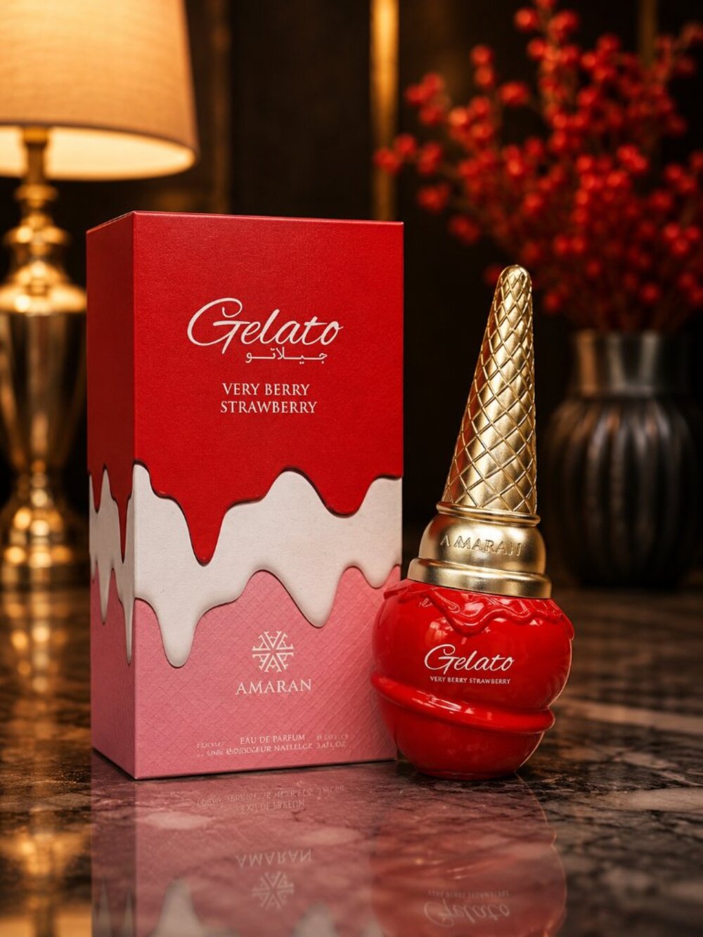 Amaran Gelato Very Berry Strawberry EDP Unisex 3.4 OZ/100 ML